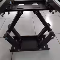 پایه دیواری چرخشی تلویزیون 32 تا 50 اینچ 6 جهته دوبازو جک دار ال ای دی و ال سی دی و براکت