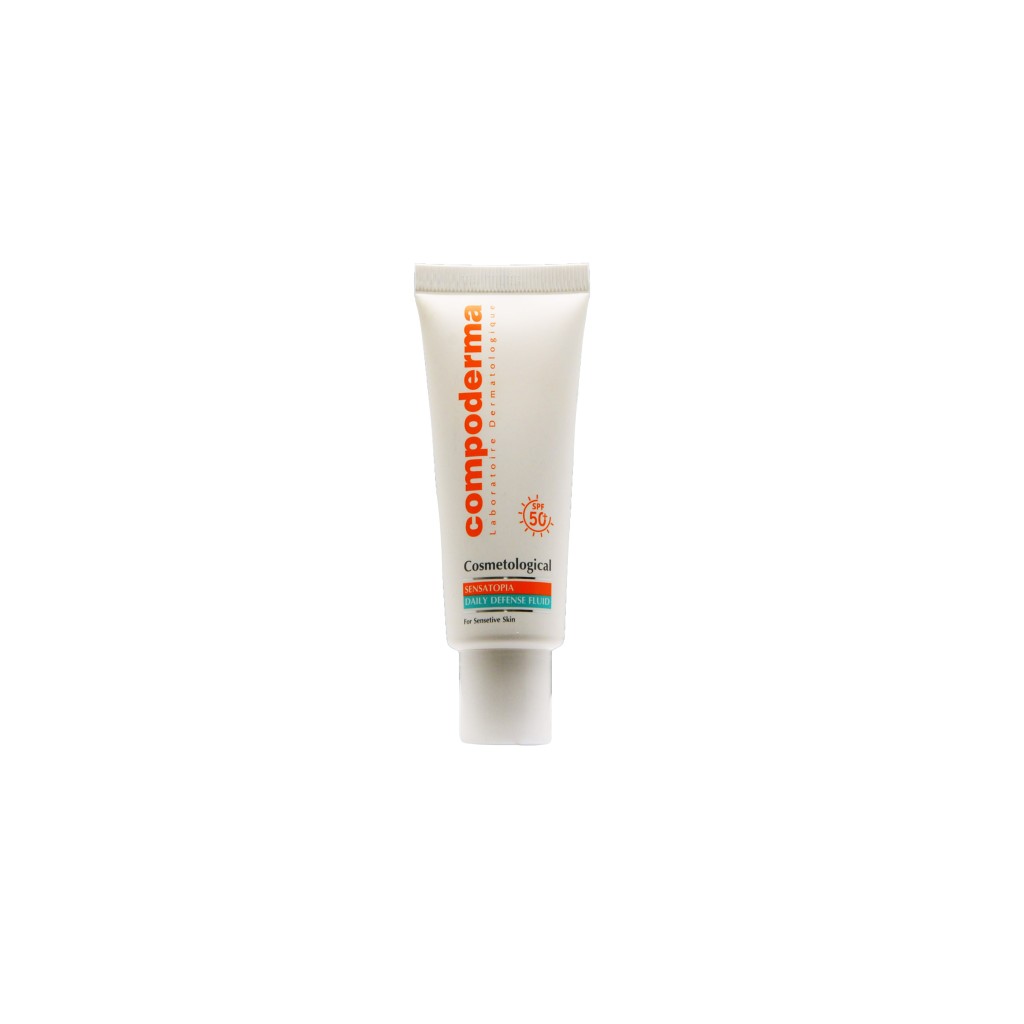 کرم ضد آفتاب پوست حساس کامپودرما (SPF 50)