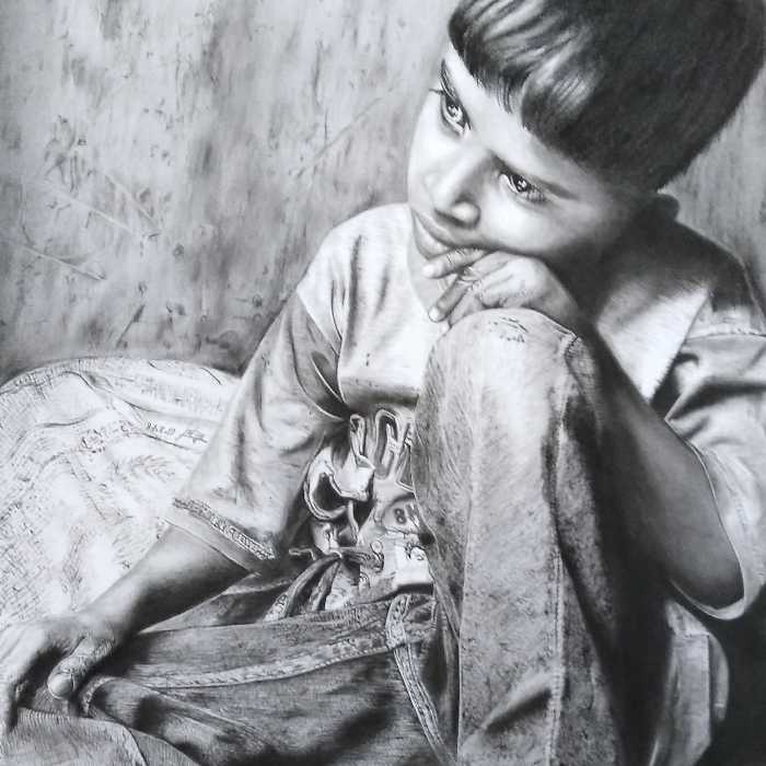 تابلو سیاه قلم 