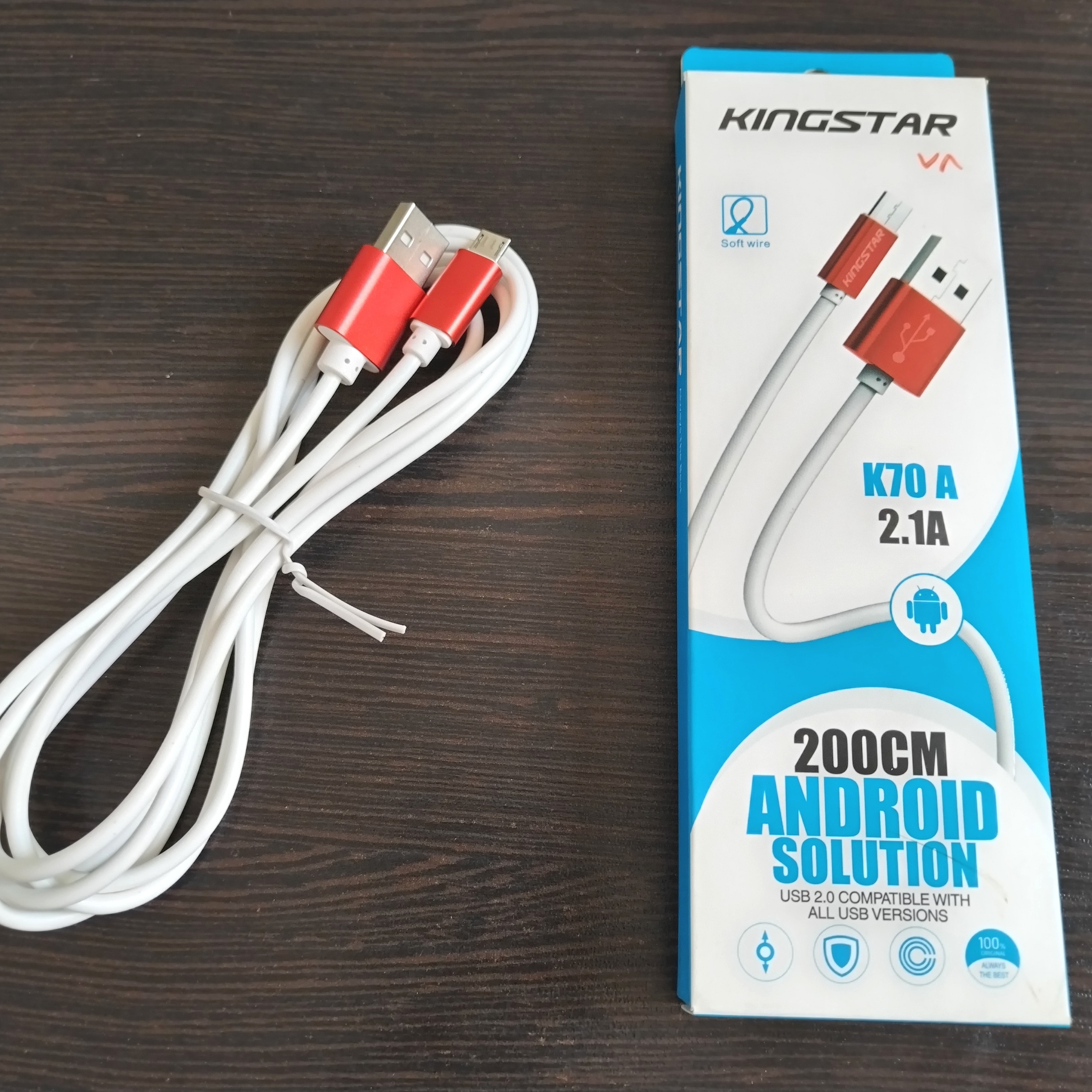 کابل شارژ اندروید  Kingstar k70a 