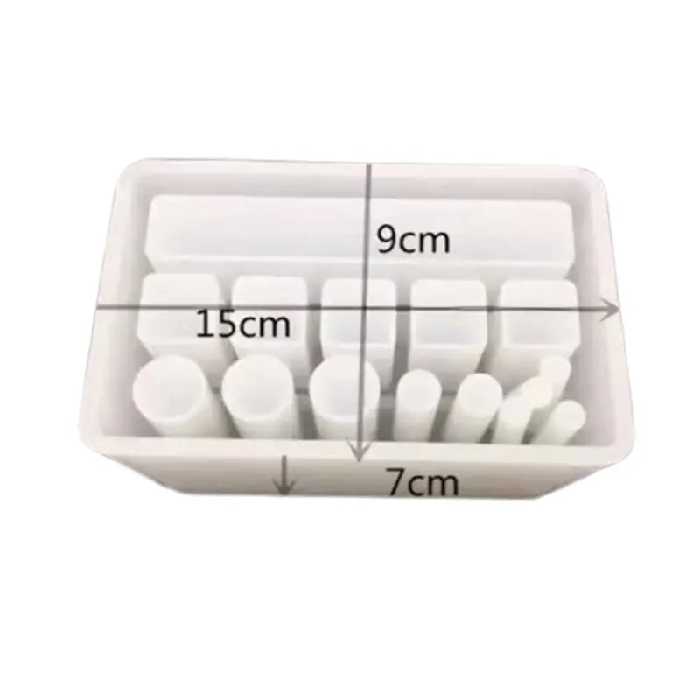 قالب سیلیکونی نظم دهنده لوازم آرایش طرح مستطیل