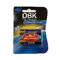 باتری قلمی دی بی کی بسته 2 عددی DBK Ultra Alkaline AA Battery 2-pack