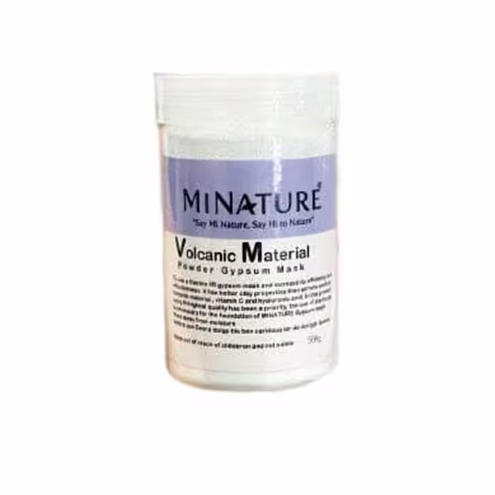 ماسک گچی لایه بردار عصاره مواد آتشفشانی برند میناتور MINATURE حجم 500 میل