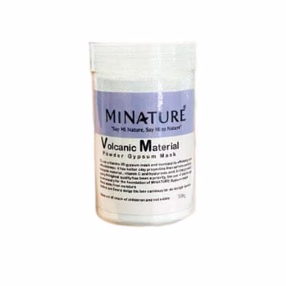 ماسک گچی لایه بردار عصاره مواد آتشفشانی برند میناتور MINATURE حجم 500 میل