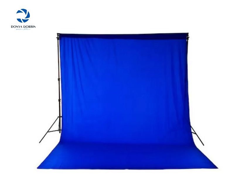 فون مخمل آبی  5*3