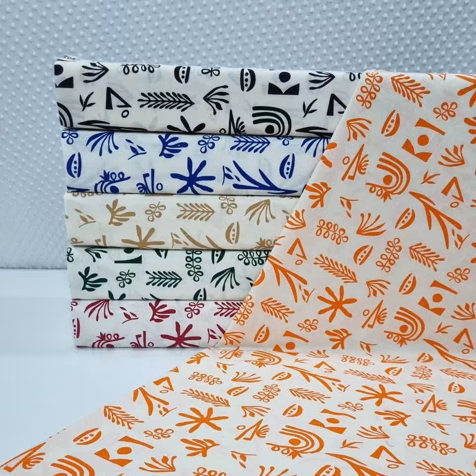 پارچه لنین نچرال خیلی خنک و  سبک بدون ابرفت عرض 1.60