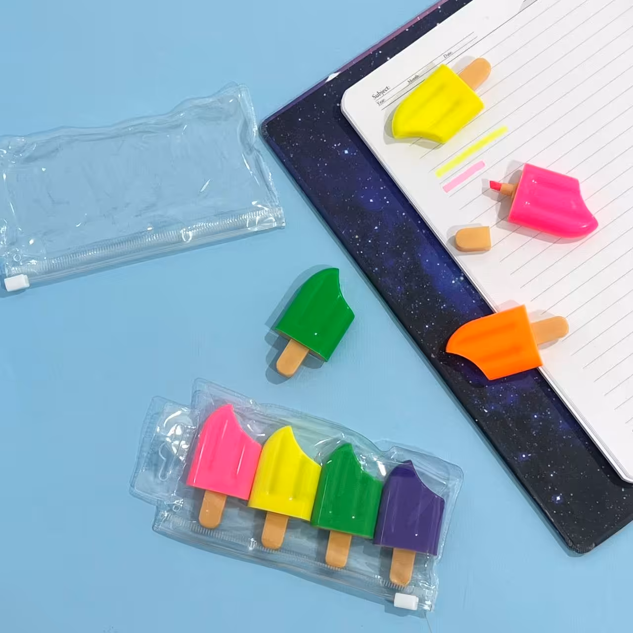 ماژیک هایلایتر بستنی  4 عددی