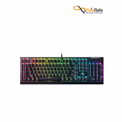 خرید صفحه کلید باسیم ریزر مدل BLACKWIDOW V4 X (2023) • سوئیچ سبز