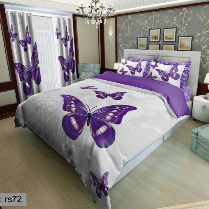 سرویس روتختی 1 نفره تنسل چاپی برندترک لند (Turk Land)  کد rs 72