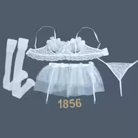 کاستوم یا ست عروس Abrang کد 1856 (فنردار)