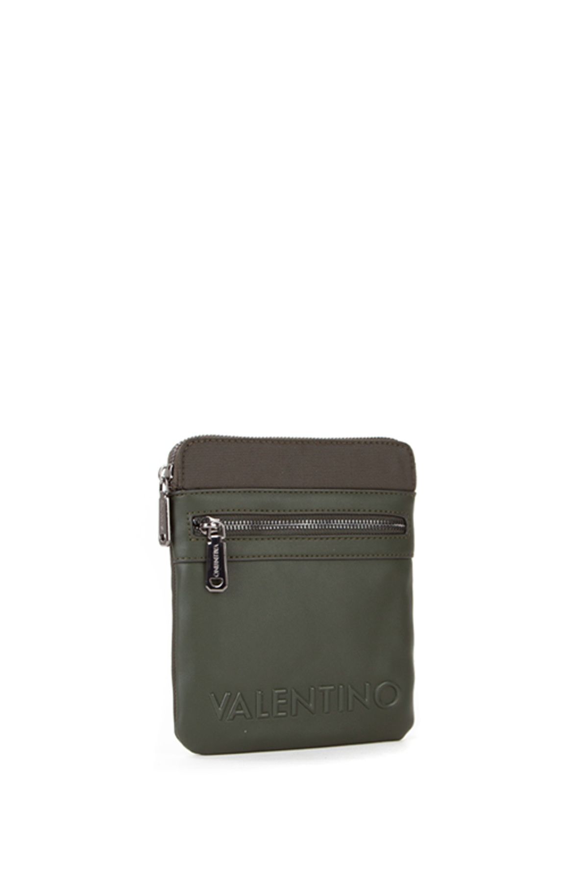 کیف پیام رسان خاکستری مردانه 16x21x1 سانتی متر پستی VBS7C306 Valentino