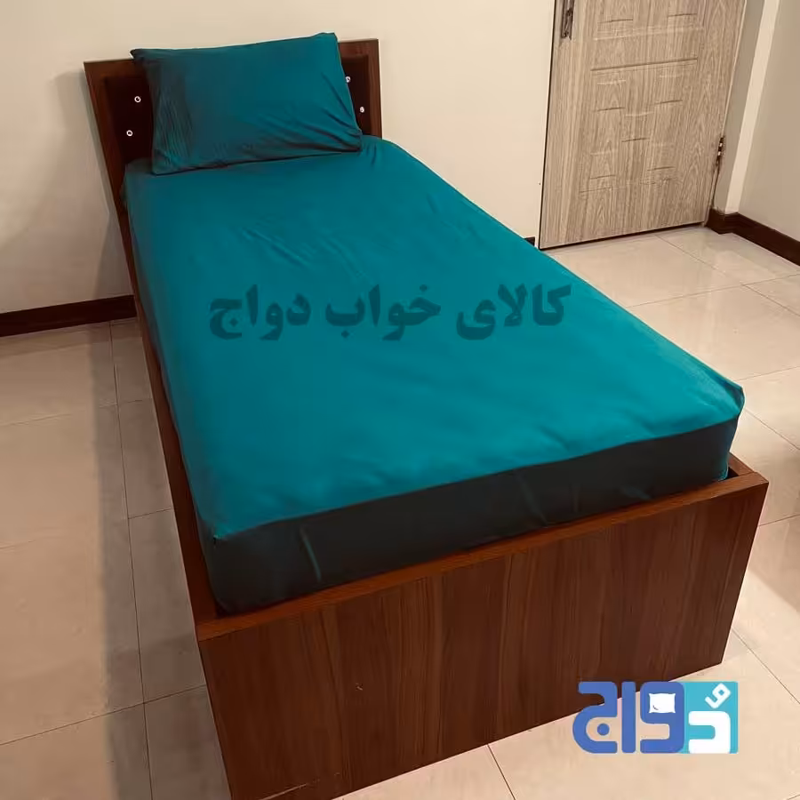 ملحفه کشدار یک و نیم نفره عرض 120 ( تک رنگ سبز )