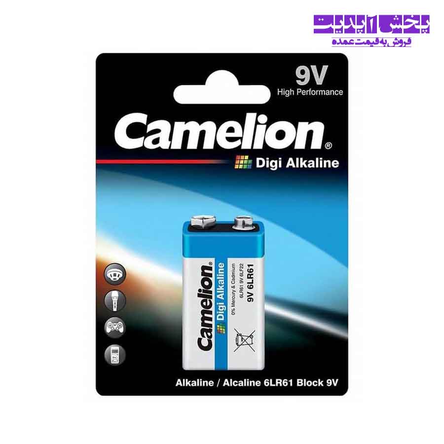 باتری کتابی کملیون مدل Digi Alkaline 6LR61