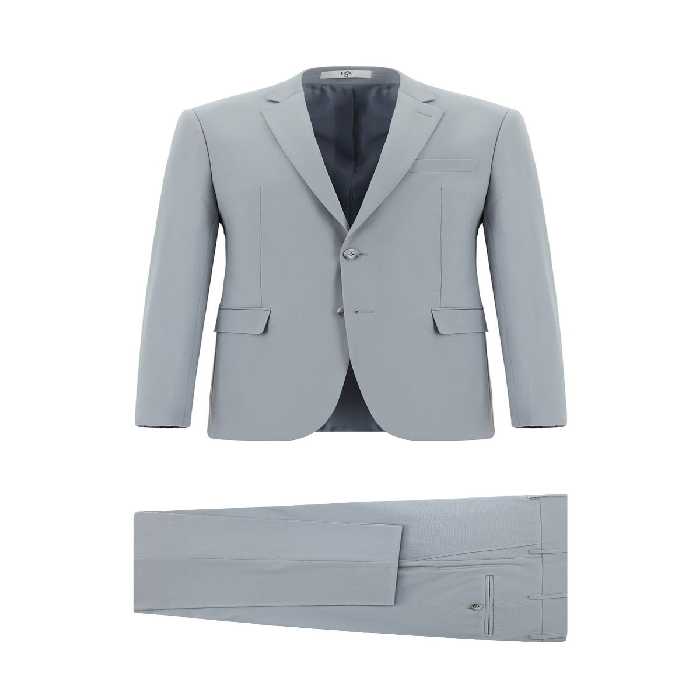 کت وشلوار آبی مردانه و شلوار کلاسیک پشمی باریک فوق العاده Kiğılı