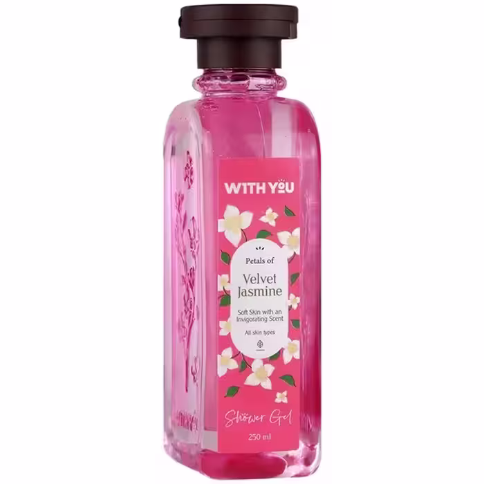 ویت یو شامپو بدن ولوت جاسمین با رایحه گرم یاس 250 میل انواع پوست VELVET JASMINE