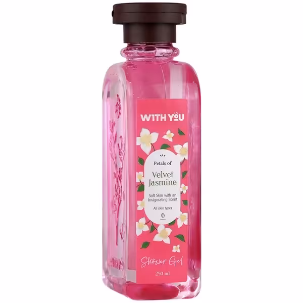 ویت یو شامپو بدن ولوت جاسمین با رایحه گرم یاس 250 میل انواع پوست VELVET JASMINE