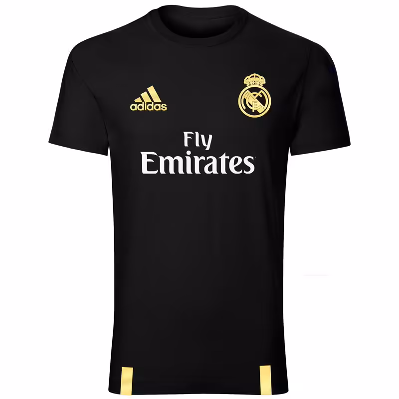 تیشرت آستین کوتاه مردانه طرح تیم رئال مدلe4657