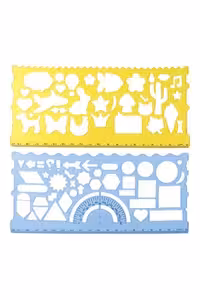 شابلون ژله ای اشکال هندسی و حیوانات کد8211