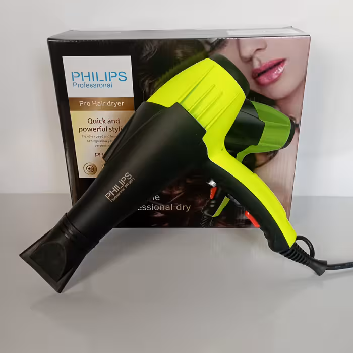 سشوار 7000 وات موتور سنگین PHILIPS 9971 سالنی پرتاب باد عالی