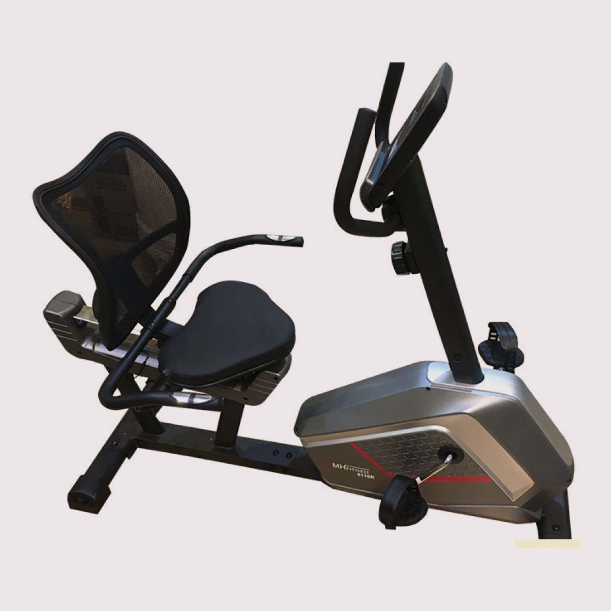 دوچرخه ثابت پشتی دار EMH Fitness مدل 6110R