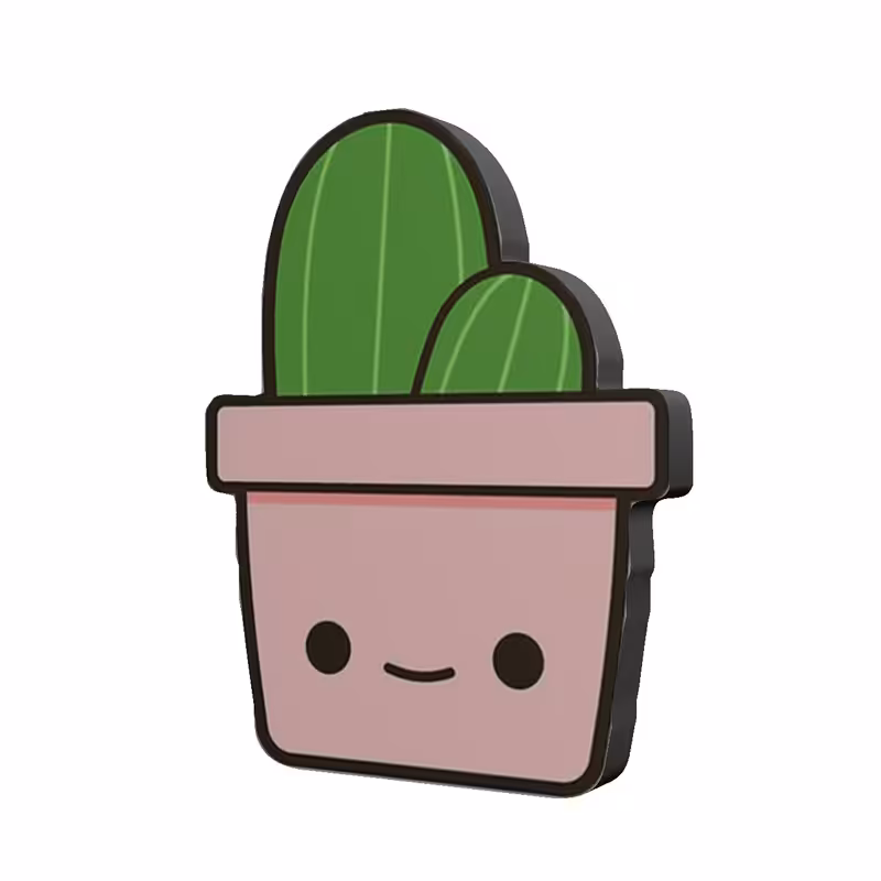 استیکر تزئینی موبایل طرح کاکتوس کد 417