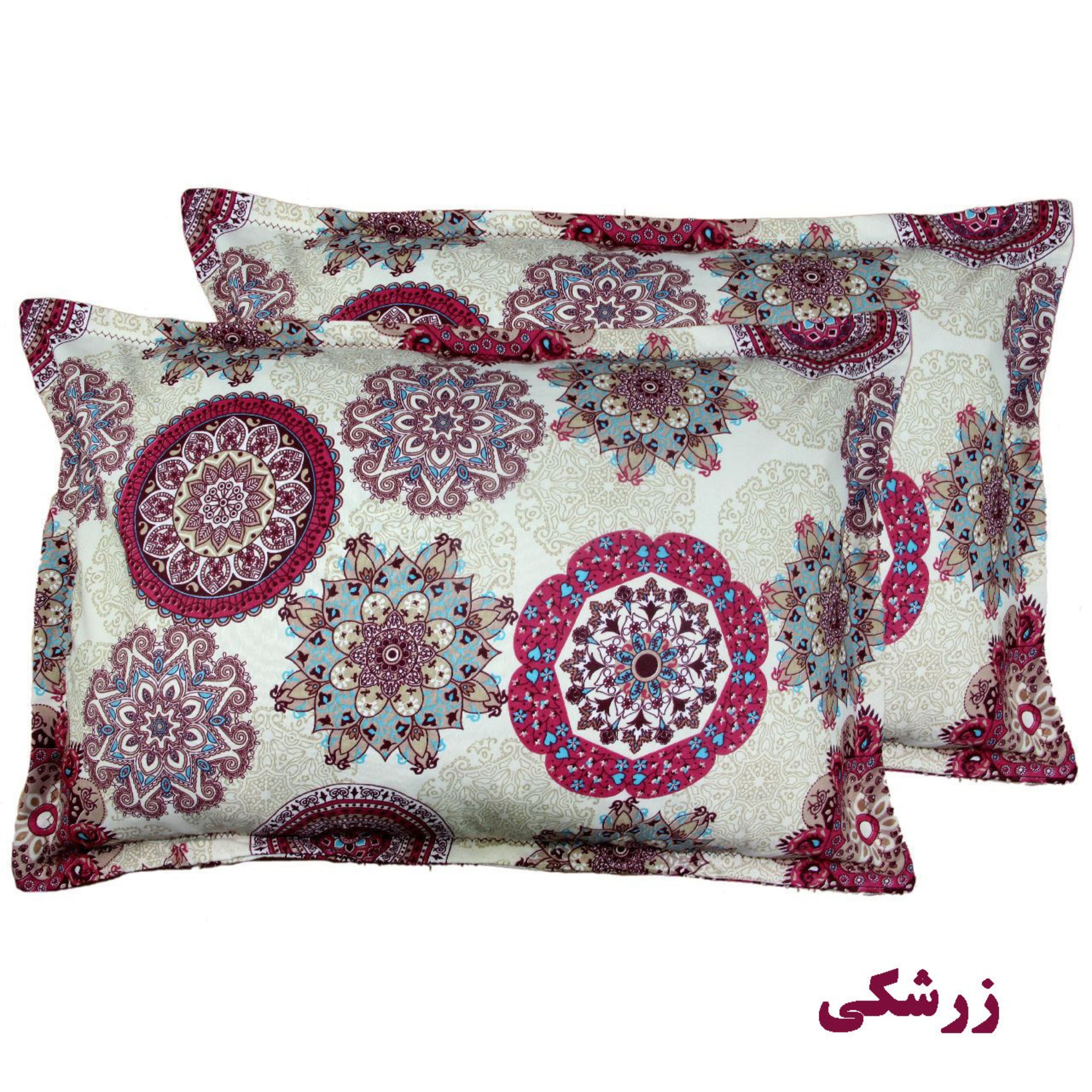 روبالشی شیکدو مدل RB03 بسته 2 عددی رنگ زرشکی