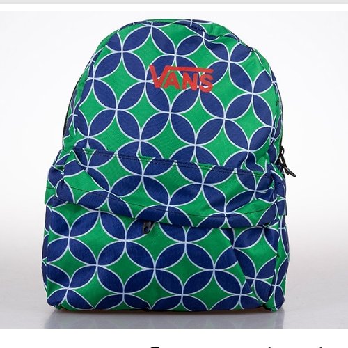 کیف کوله VANS-آبی سبز طرحدار