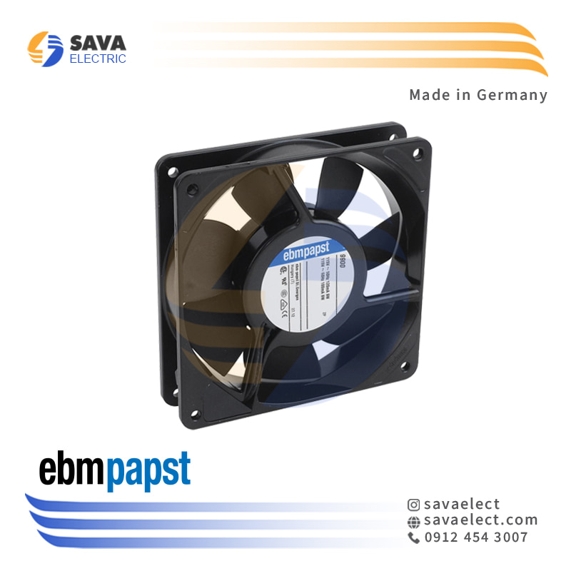 خرید فن تابلویی بوشی 120*120 تکفاز 115 ولت 9900 ای بی ام پاپست آلمان | ساوا الکتریک