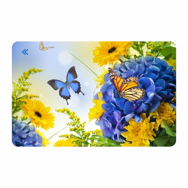 استیکر کارت مدل گل 1