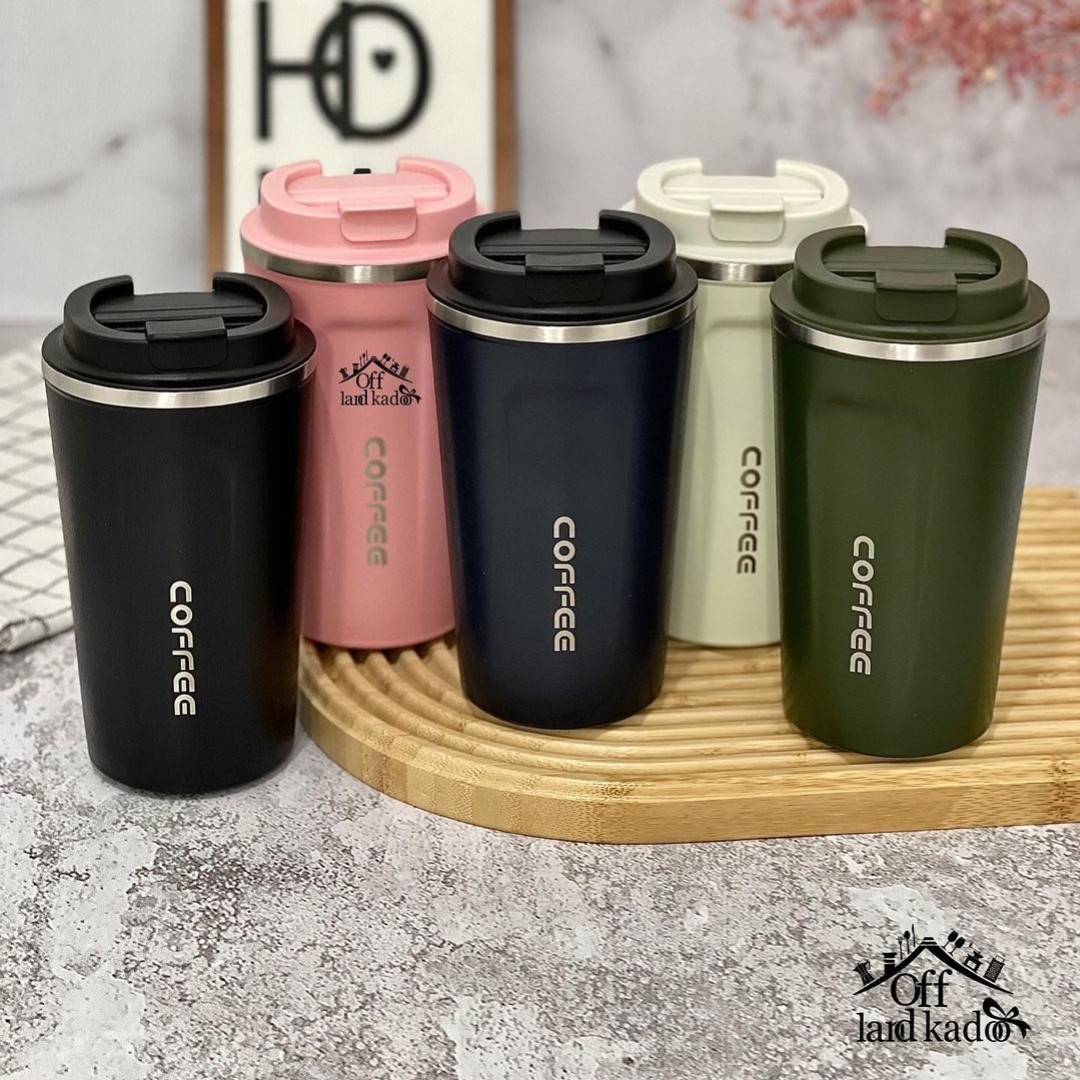 تراول ماگ استیل دوجداره coffe