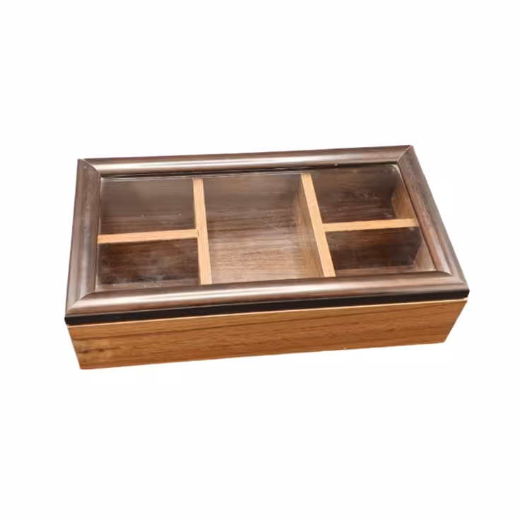 ارگانایزر مدل تی بگ چوبی طرح 5 خانه کد 3016
