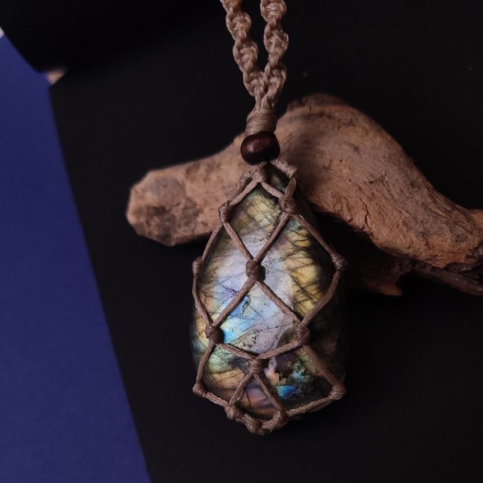 گردنبندسنگ لابرا دوریت مخصوص 