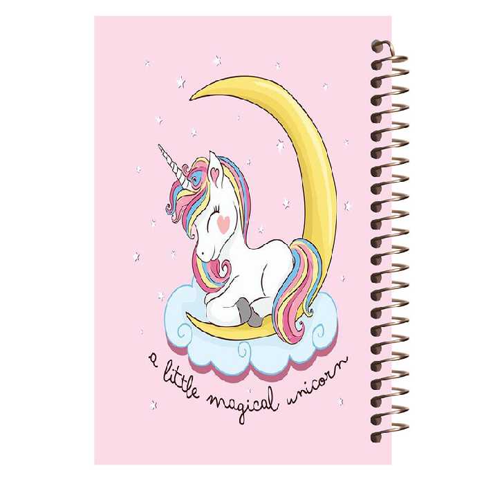 دفتر نقاشی مشایخ طرح اسب تک شاخ کد 40007