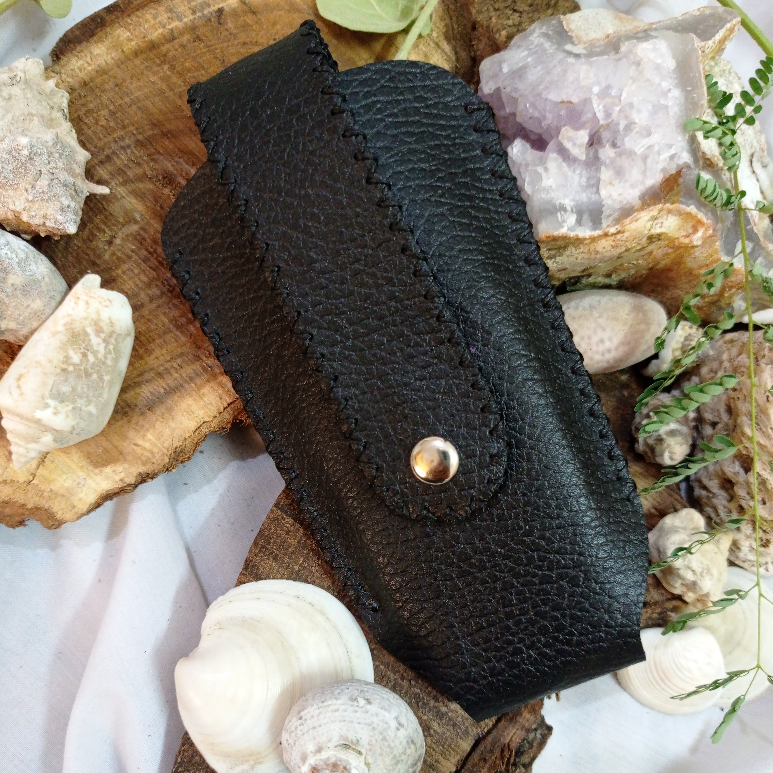 کیف موبایل چرم طبیعی گاومیش (کد06)