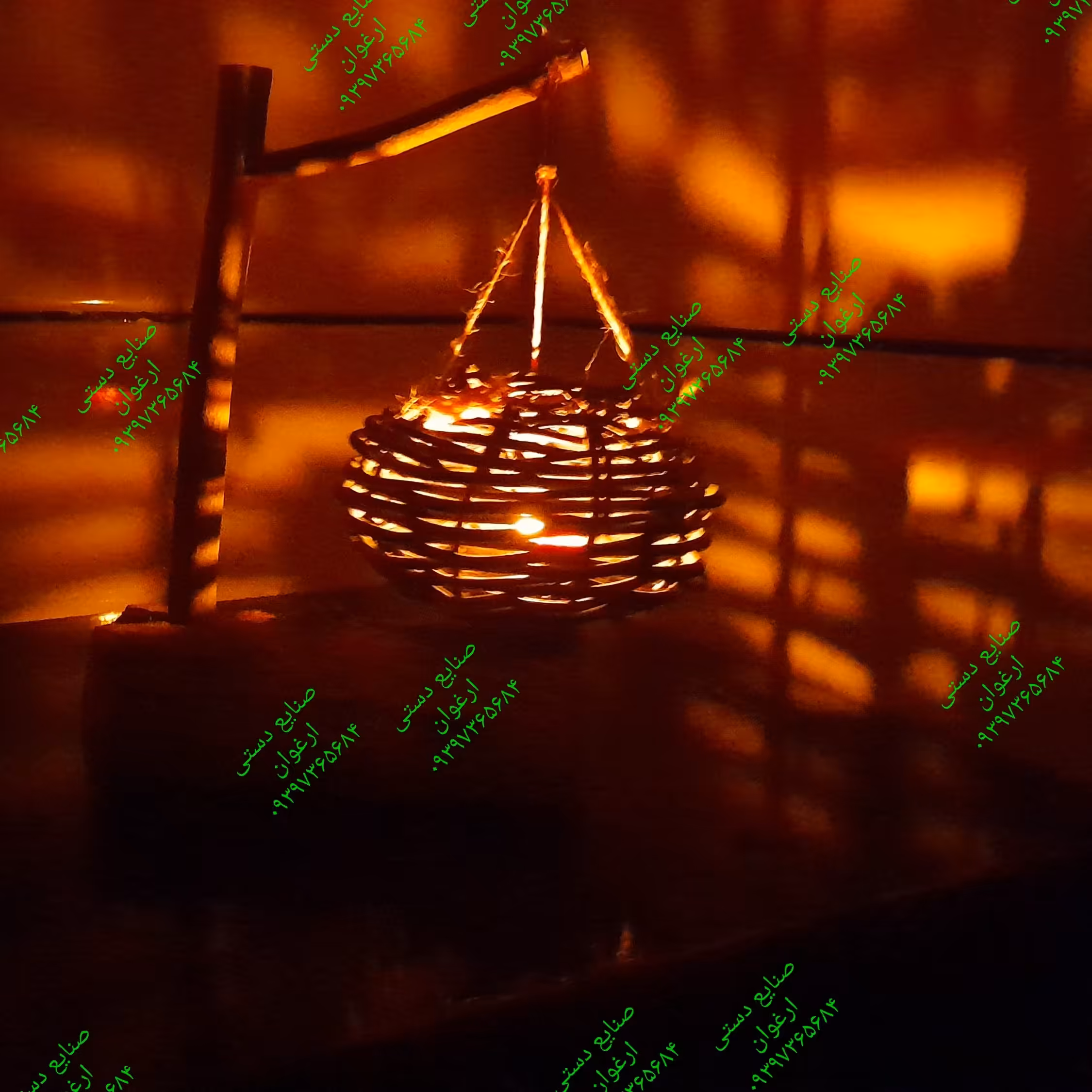 جاشمعی چوبی حصیربافی