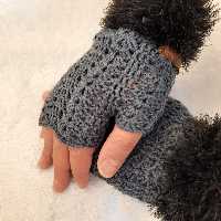 دستکش طرح مچ خزدار