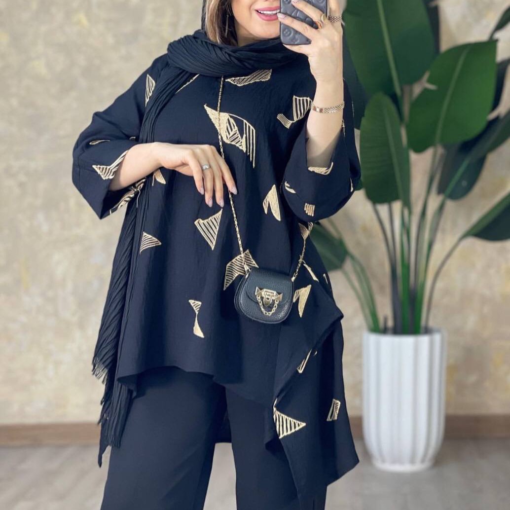 تونیک خامه دوزی