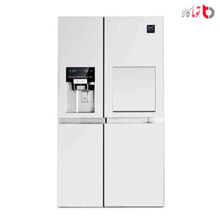 یخچال ساید بای ساید 32 فوت دووMW مدل سفید متالیک DS-3330 گارانتی انتخاب سرویس
