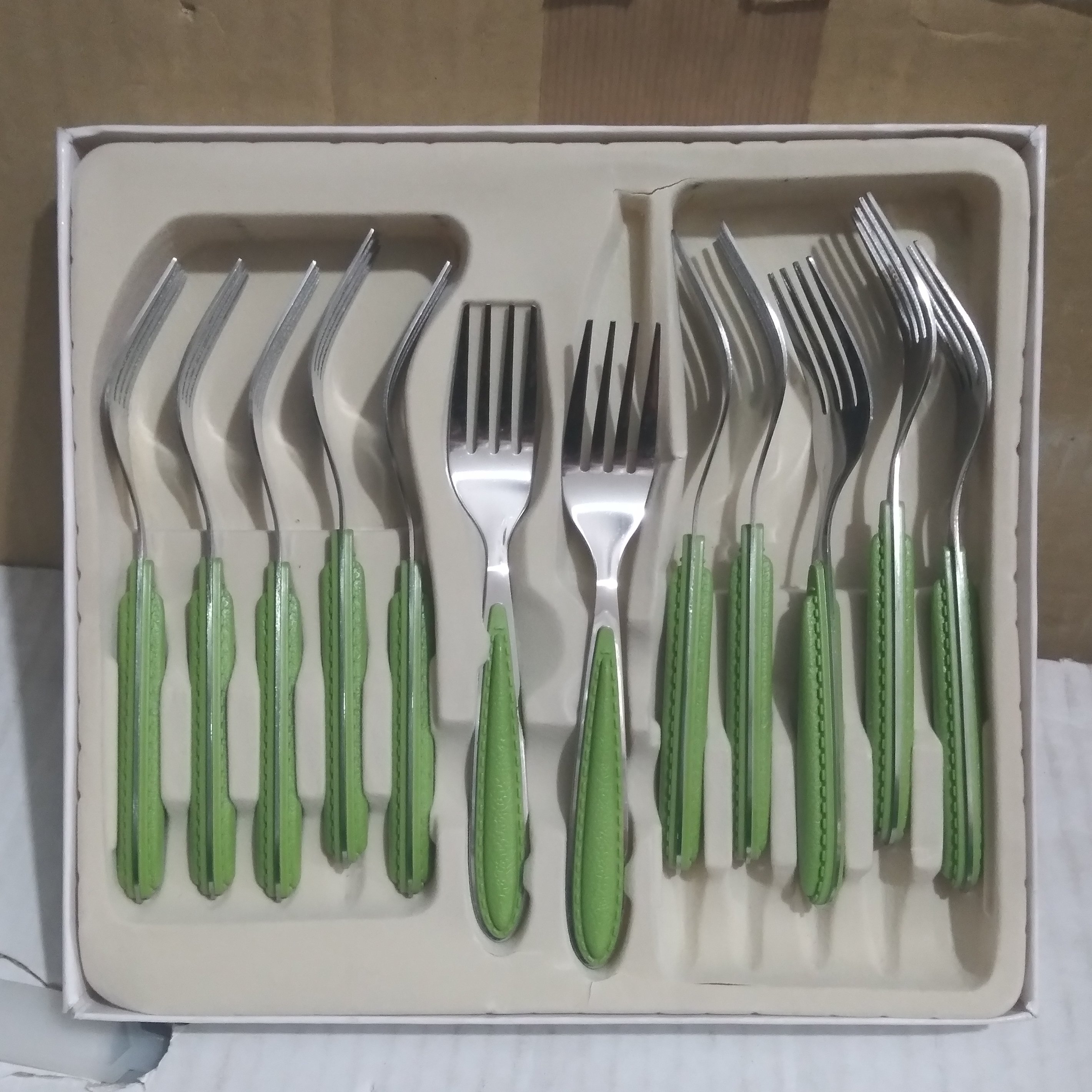 چنگال میوه خوری 12 پارچه ماربل