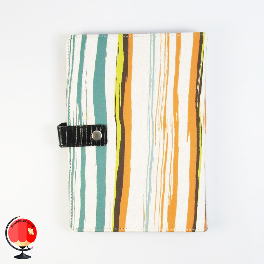 دفتر کلاسوری 100 برگ پارچه ای طرح رنگی آپادانا