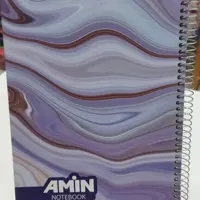 دفتر جلد سخت کلاسیک تک فنر AMIN