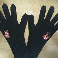 دستکش ریون گلدوزی شده