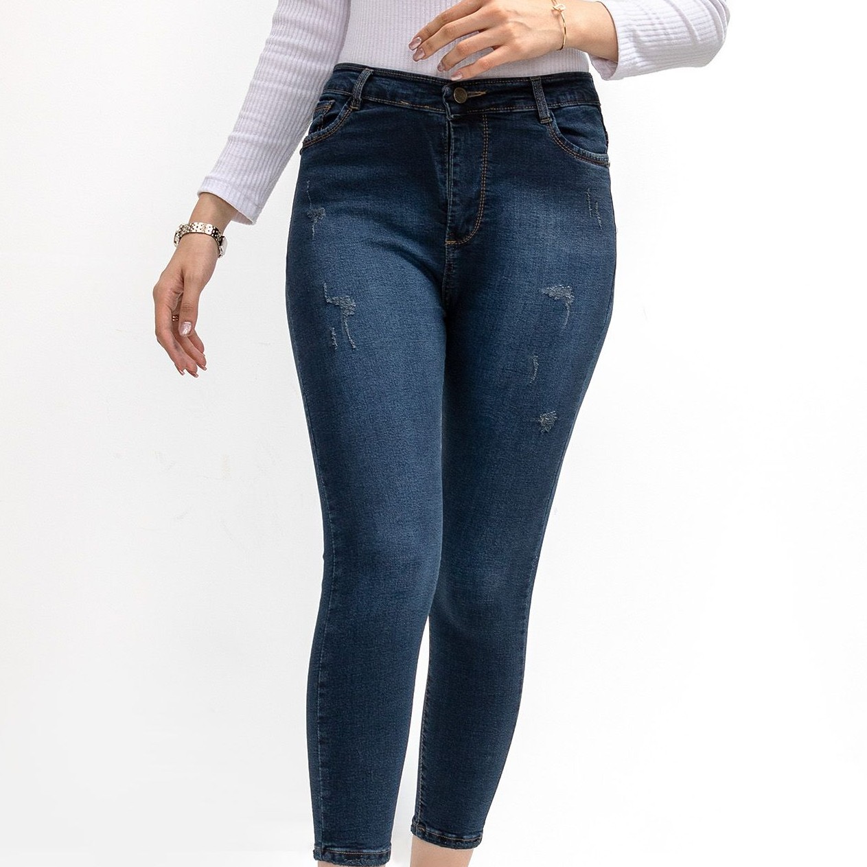 شلوار جین کش فیت قد 90 سایز 30 تا 34