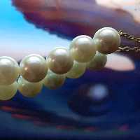 دستبند مروارید نیم هلال رنگ ثابت (186)