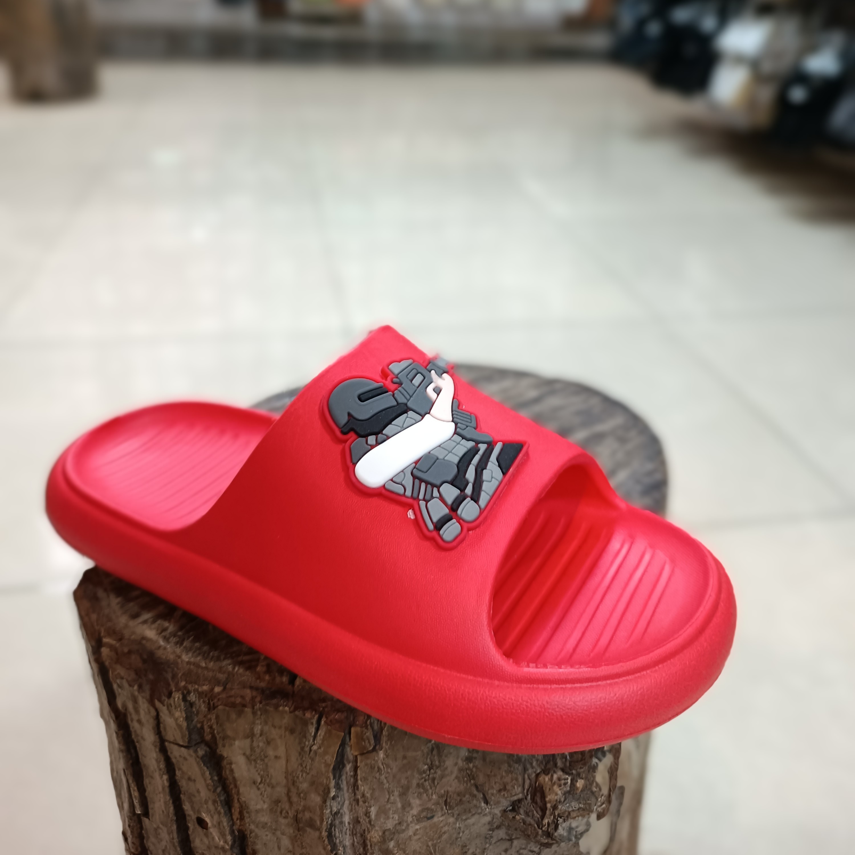 دمپایی رو فرشی و بیرون پوش پسرانه ژله ای لژ دار 