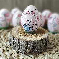 تخم مرغ هفتسین طرح هشت