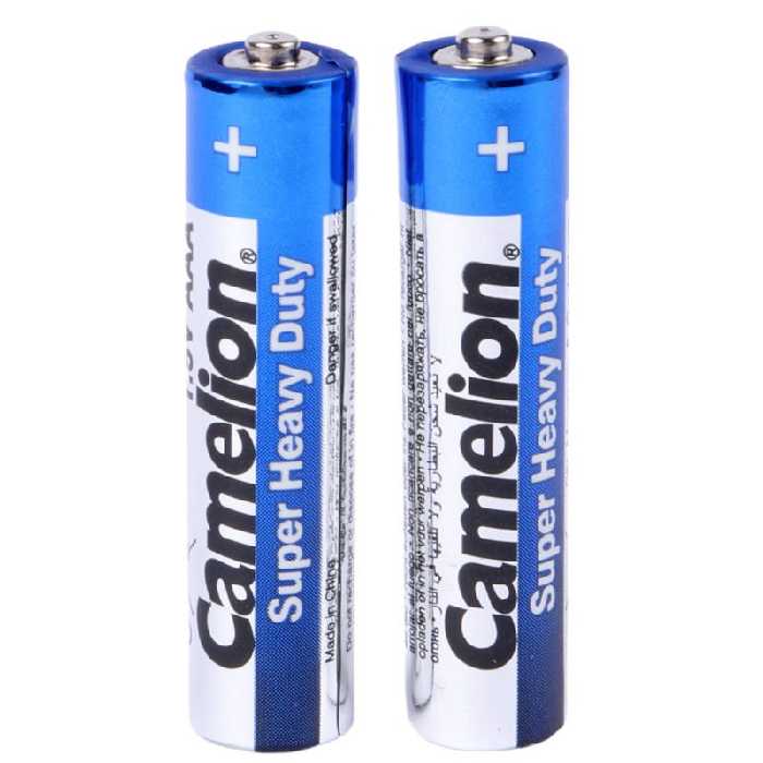 باتری دوتایی نیم قلمی Camelion R03P-SP2B 1.5V AAA