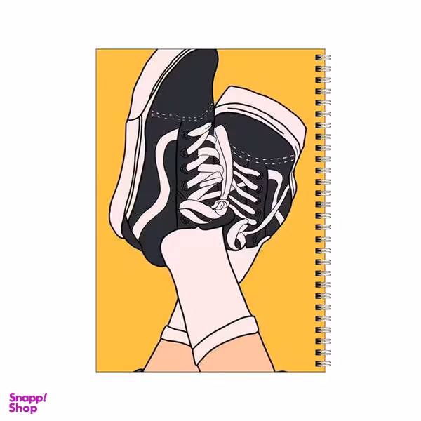 دفتر مشق 100 برگ بامبیلیپ طرح کفش و استایل کد 0432454