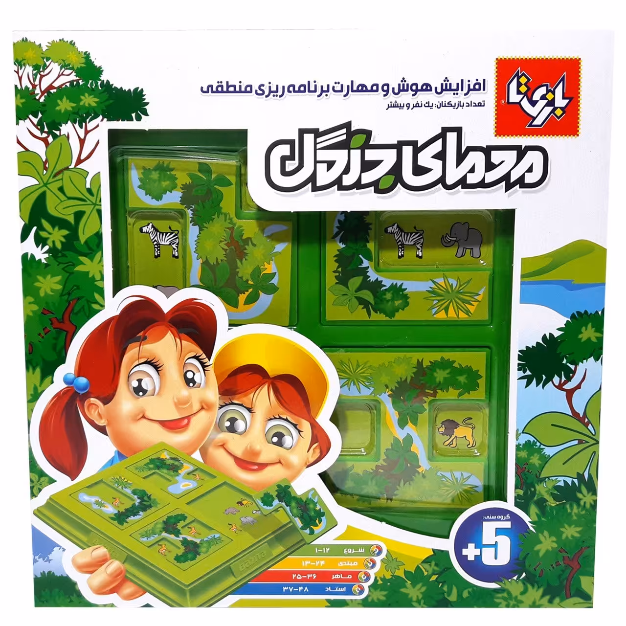 بازی فکری معمای جنگل  بازی تا مدل  The Jungle Tale