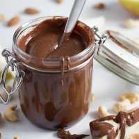 کره فندق با شکلات تلخ(نوتلا خانگی) یک کیلویی